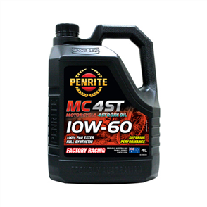MC-4 ST 10W-60 PAO/Ester Motorcycle Engine Oil 4L