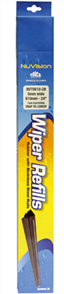 WIPER BLADE REFILL METAL TWIN RAIL - 6MM WIDE - 610MM NVTR610-20