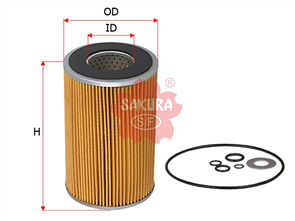 OIL FILTER FITS R2390P WR2390P FO1549 O-1301