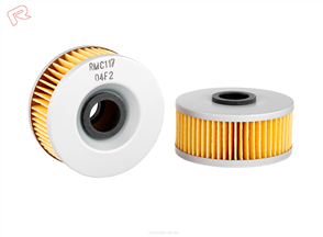 RYCO MOTORCYCLE OIL FILTER - (CARTRIDGE) RMC117