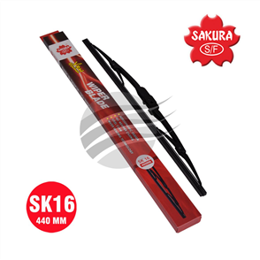 WIPER BLADE 400mm 16 INCH COMPLETE UNIVERSAL HOOK BLADE SK16