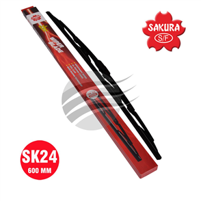 WIPER BLADE 600mm 24 INCH COMPLETE UNIVERSAL HOOK BLADE SK24