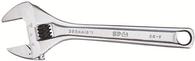 Wide Jaw Premium Adjustable Wrench - Chrome