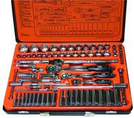 Socket Set 71pc 1/4, 3/8 & 1/2 Dr Motorsport  Metric