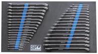 Spanner Set 34pc Metric/SAE EVA Foam