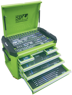 302pc Metric/SAE Tool Kit in Atomic Green 7 Drawer Concept Tool Box