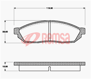 Front Brake Pads Honda Civic Suzuki Alto 800cc