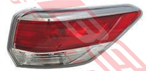 REAR LAMP -R/H -OUTER -TO SUIT TOYOTA HIGHLANDER/KLUGER 2014-