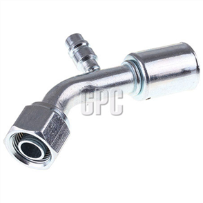 Steel Fitting # 10 FOR - Beadlock #10 45 With R134a Port