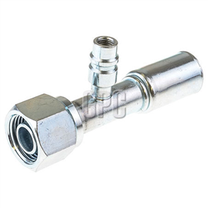 Steel Fitting # 10 FOR - Reduced Beadlock #10 Straight With R134a Port