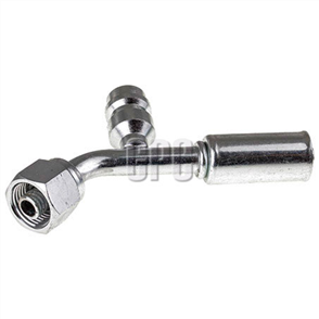 Steel Fitting # 6 FOR - Reduced Beadlock #6 45 With R134a Port