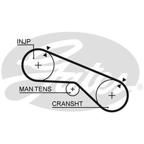 GATES TIMING BELT 69X19.05MM NEO T T958