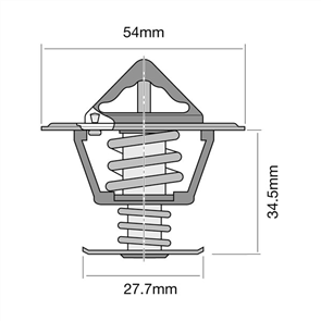 THERMOSTAT HIFLOW 77"