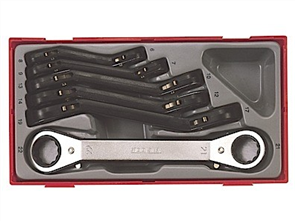 6 PIECE RATCHET SPANNER SET