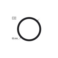 THERMOSTAT GASKET - METAL OUT/RUBBER IN (53MM)