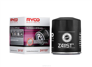 RYCO SYNTEC OIL FILTER - (SPIN-ON) Z411ST
