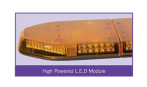 Legion Light Bar LED 12V 49inch Amber Lens