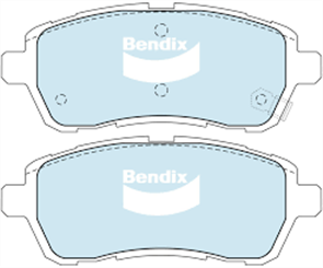 FRONT DISC BRAKE PADS - FORD/MAZDA 2 CERAMIC 07-