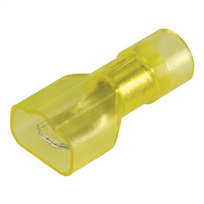 Crimp Terminal Male Blade Yellow Terminal Entry 6.3mm Poly Carbonate 8