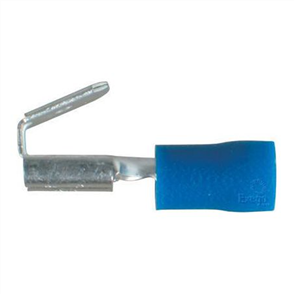 Crimp Terminal 2-Way Male/Female Connector Blue Terminal Entry 6.3 x 0