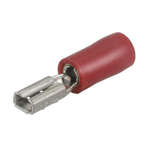 Crimp Terminal Female Blade Red Terminal Entry 2.8 x 0.8mm Vinyl 100Pk