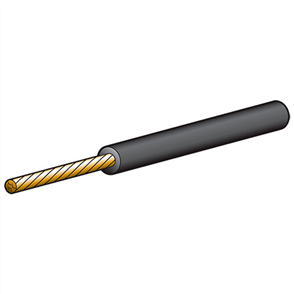 2.5mm Single Core Automotive Cable Black 7M