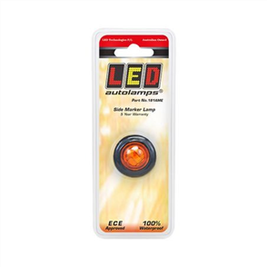 Multi Volt Amber LED Side Marker 3 SMD LEDs Blister Pack
