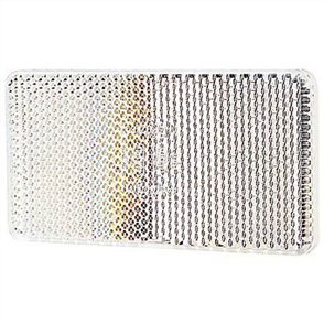 Reflector Rectangle Clear 55 x 105mm - 1 Pce