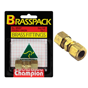 BRASSPACK DOUBLE UNION 1/8IN