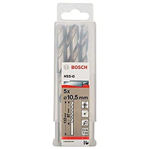 BOSCH METAL DRILL BIT HSS-G 10.5 X 133MM