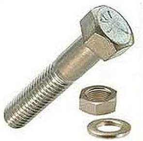 M8X35 HT BOLTS NUTS ZP