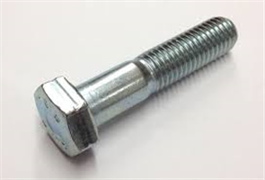 M10X75 HT HEX BOLTS NUTS ZP