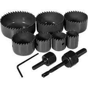 HOLESAW SET 9 PC 1957MM