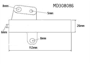 Hydraulic Timing Belt Tensioner MD308086