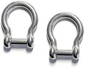 BOW SHACKLE 8MM STAINLESS STEEL
