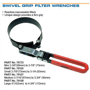 LARGE SWIVEL GRIP OIL FILTER WRENCH