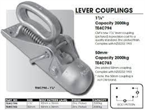 CM COUPLING 1-7/8 2000KG ZINC