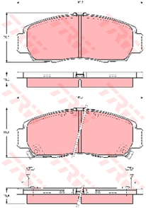 Brake Pad Set (DB1393)