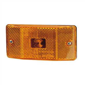 Side Marker Lamp (Amber) with In-built Retro Reflector