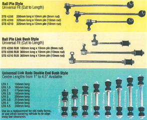 UNIVERSAL S/BAR LINK 200X10X8MM