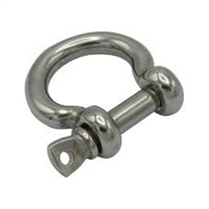 BOW SHACKLE 6MM STAINLESS STEEL