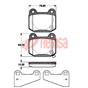 BREMBO BRAKE PAD FRONT/REAR