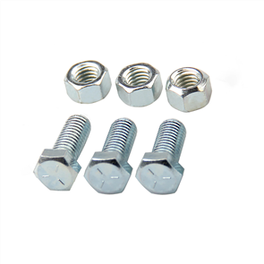 3/16x1 3/4 GUTTER BOLTS + NUTS ZP