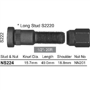 PRODUCTS WHEEL STUD AND NUT