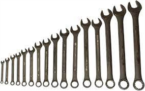 SAE COMBINATION WRENCH SET 16PC