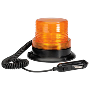LED Beacon / Strobe Amber 12 to 80V Magnetic Mount