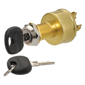 4 Position Ignition Switch (Contacts Rated 5A @ 12V)