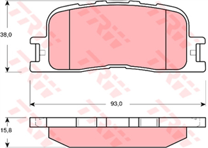 Brake Pad Set (DB1463)