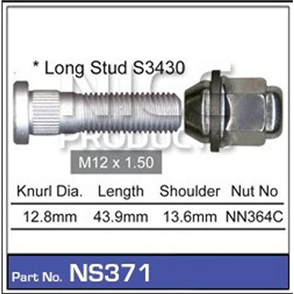 PRODUCTS WHEEL STUD AND NUT