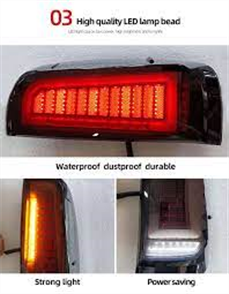 SLIM LINE LED REAR LAMP SET- (12V) 100X9